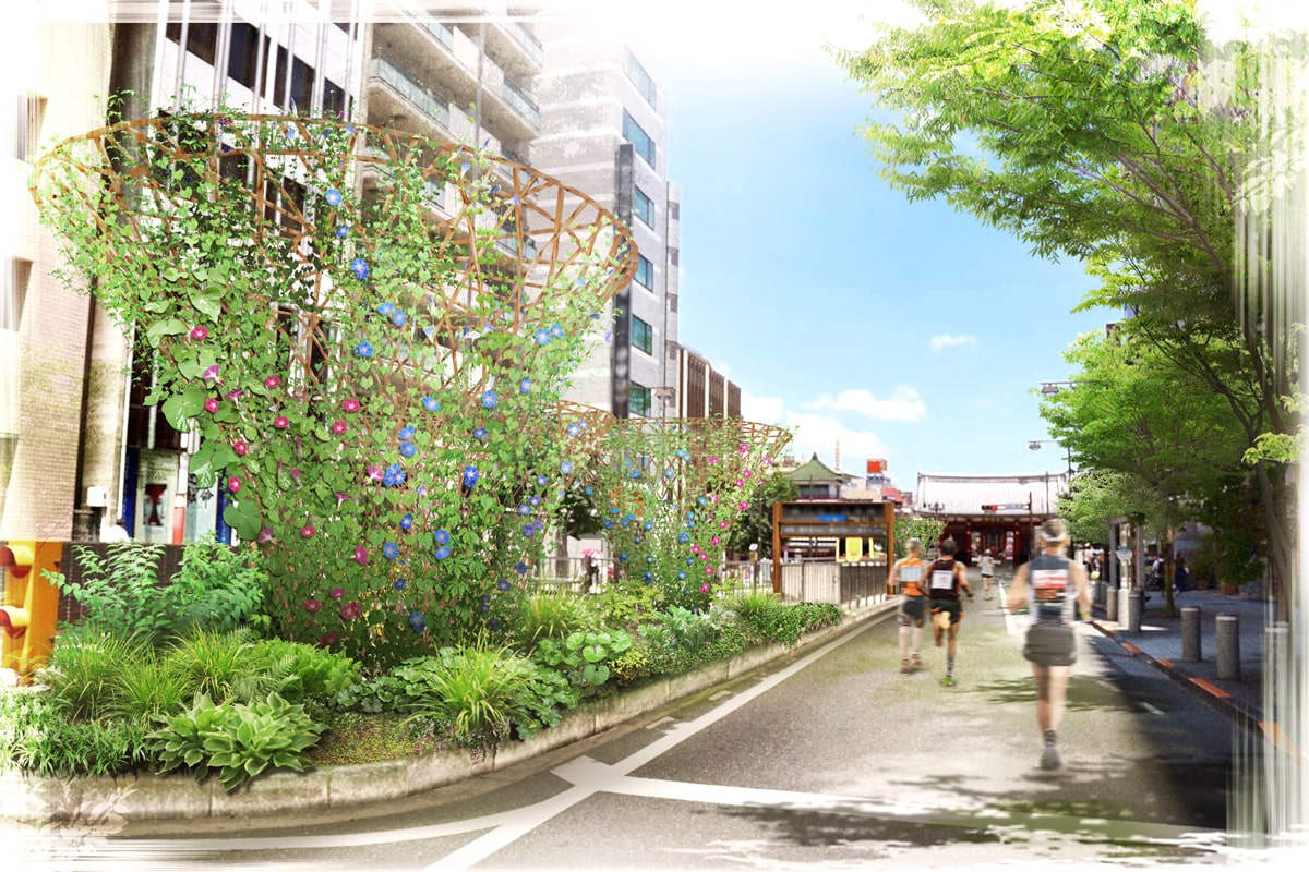 台東区／江戸の伝統と文化の薫りを表現する「おもてなしの庭」